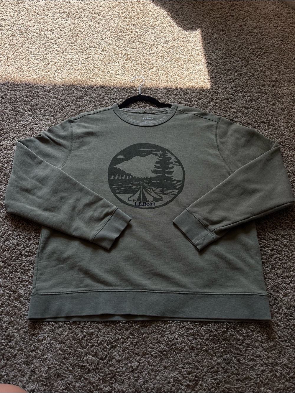 Vintage L.L.Bean green crewneck sweatshirt